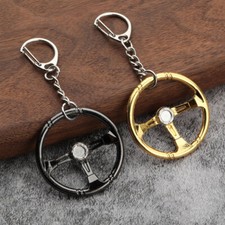 1x Peças de Carro Volante de Carro Pingente Chaveiro de Metal Acessórios Presente, usado comprar usado  Enviando para Brazil