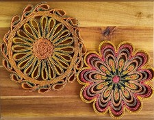 Raffia straw trivets for sale  Saint Paul