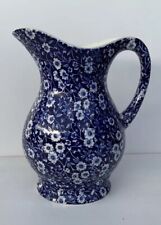 Burleigh blue calico for sale  CHIPPING CAMPDEN