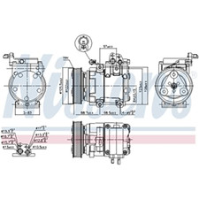 Nissens 890129 condizionatore usato  Roccagloriosa