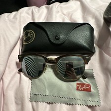 Óculos de sol Ray-Ban Clubmaster RB3016 1145/30 tartaruga marrom comprar usado  Enviando para Brazil
