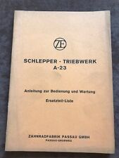 Schlepper triebwerk bedienung gebraucht kaufen  Kulmbach
