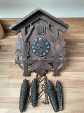Reloj de cuco Selva Negra con reloj con pesas segunda mano  Embacar hacia Mexico