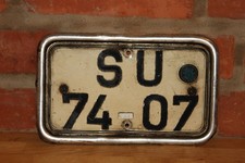 Ddr motorradnummernschild awo gebraucht kaufen  Saalfeld/Saale