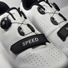 Tênis Speed Cycling Feminino Plano Clip-in Branco/Preto EUA 11/45 comprar usado  Enviando para Brazil