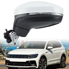 Espelho de asa de porta esquerda para VW Tiguan 2018-2023 ponto cego aquecido passageiro branco, usado comprar usado  Enviando para Brazil