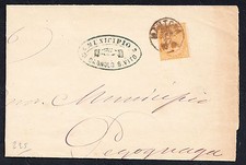 Storia postale regno usato  San Bonifacio