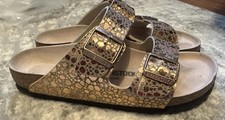 Sandália Birkenstock Arizona pedras metálicas cobre 40 feminina tamanho 9, usado comprar usado  Enviando para Brazil