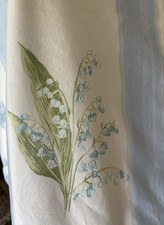 Tecido de algodão vintage anos 90 Laura Ashley listra floral botânica abelha ~ Verde azul comprar usado  Enviando para Brazil