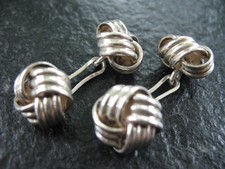 Manschettenknöpfe silber 900 gebraucht kaufen  Deutschland