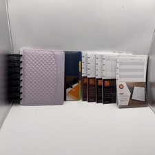Sistema de notebook Staples Arc couro personalizável rosa, 6,75" x 8,75" comprar usado  Enviando para Brazil