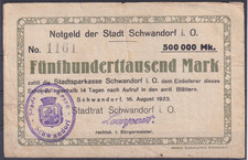 Notgeld geldschein schwandorf gebraucht kaufen  Löchgau