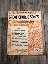 Great chorus songs for sale  CONWY