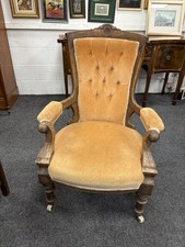 Victorian library chair for sale  DERBY