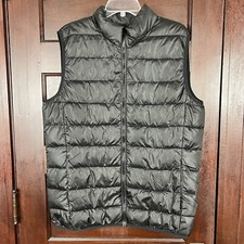 Jaqueta masculina Jackson Hole acolchoada XL preta com zíper completo bolsa de bolsos sem mangas comprar usado  Enviando para Brazil