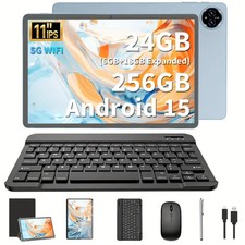 NEU QDDQ Android 15 Tablet 11 Zoll & Keyboard 24GB+256GB 5G WiFi 5000mAh DE 🇩🇪 comprar usado  Enviando para Brazil