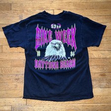 Camiseta Vintage Anos 90 53 Daytona Beach Bike Week 94 G comprar usado  Enviando para Brazil