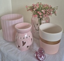 Pink room accessories for sale  STAFFORD