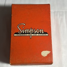 Vintage simpson microammeter for sale  New Port Richey