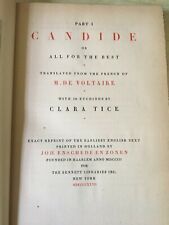Usado, Candide Or All For The Best With 10 Etchings By Clara Tice. comprar usado  Enviando para Brazil