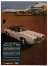 Usado, 1970 Ford Thunderbird Landau 2 portas vintage impressão original AD Boeing 747 Pan Am comprar usado  Enviando para Brazil
