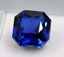 Pedra preciosa solta corte radiante 10-11 quilates + safira azul natural da Caxemira certificada comprar usado  Enviando para Brazil