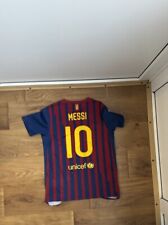 Camiseta deportiva local Messi Barcelona 2011 2012 Nike talla L 419877-486 juvenil L niños segunda mano  Embacar hacia Argentina