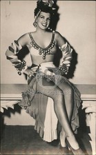 Cartão postal foto real vintage original atriz RPPC Carmen Miranda Century Fox comprar usado  Enviando para Brazil