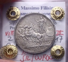 Veiii lire argento usato  Italia