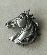 Pferde brosche silber gebraucht kaufen  Recklinghausen