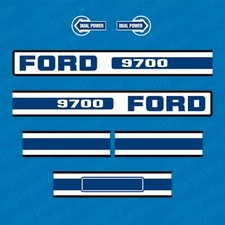Adesivo de reposição compatível com kit conjunto de adesivos para trator Ford 9700 comprar usado  Enviando para Brazil
