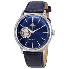 Relógio masculino Orient coração aberto automático mostrador azul RA-AG0005L10B comprar usado  Enviando para Brazil