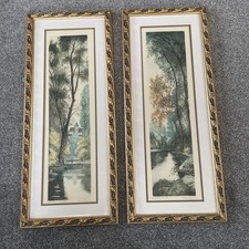 Vintage framed french for sale  SKEGNESS