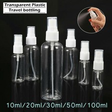 Frascos pulverizadores de perfume de plástico transparente recarregáveis para viagem 5 ml a 250 ml comprar usado  Enviando para Brazil