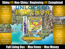 Autêntico Pokemon Gold Desbloqueado, Todos 251 Legal + Extra, Max Itens Dinheiro GB GBC comprar usado  Enviando para Brazil