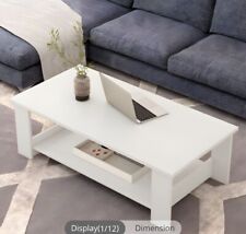 White coffee table for sale  UK