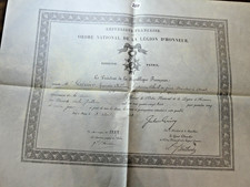 1883 diplôme officier d'occasion  Morestel