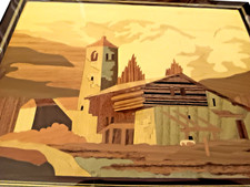 Wooden inlay art for sale  Plainfield