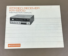 Kenwood 5200 instruction for sale  Buffalo