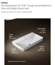 Kohler 2749 vox for sale  Hammond