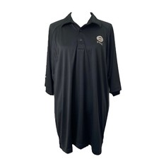 Camisa polo masculina GG Greg Norman ML75 preta PGA Lexmark bordada golfe, usado comprar usado  Enviando para Brazil
