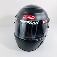 SIMPSON - PRETO FOSCO Capacete Masculino 7.5 Motociclista Rosto Completo - EXCELENTE comprar usado  Enviando para Brazil