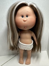 Boneca Mia 9"" Nines d'Onil Morena/Branca Cabelo Longo Ondulado Olhos Azuis Nova com Pacote! comprar usado  Enviando para Brazil
