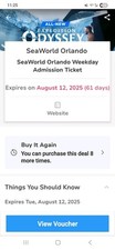 Tickets sea orlando for sale  Prestonsburg