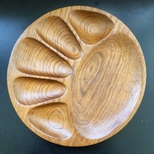 Teak holz teller gebraucht kaufen  Hamburg