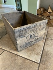 Vintage wooden crate for sale  CANVEY ISLAND