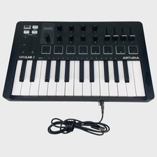 Arturia MiniLab 3 controlador de teclado MIDI universal (preto) - Testado e funcionando comprar usado  Enviando para Brazil