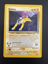 Carta pokémon raikou usato  Tribiano