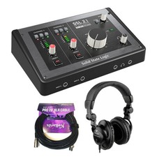 Interface de áudio USB Solid State Logic SSL 2 MKII - 2x2 com fones de ouvido e cabo XLR comprar usado  Enviando para Brazil