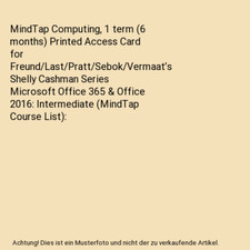 Mindtap computing term gebraucht kaufen  Trebbin